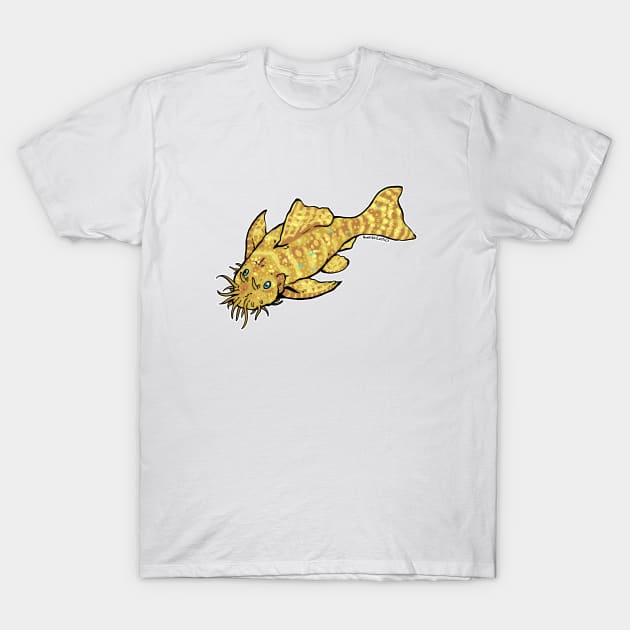 Bristlenose Pleco - Lemon T-Shirt by slothbug